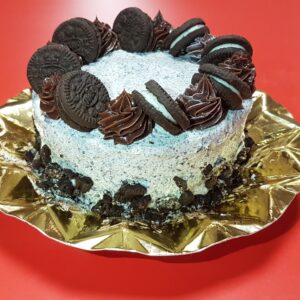 Tarta con decoración sencilla